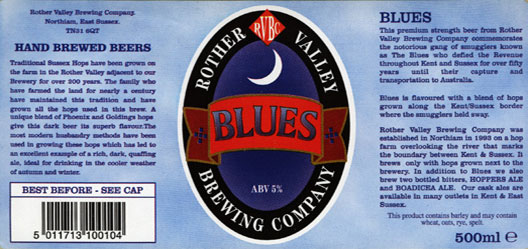 Rother Valley Brewing Company Bottled Blues